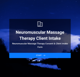 Massage Intake Form Template