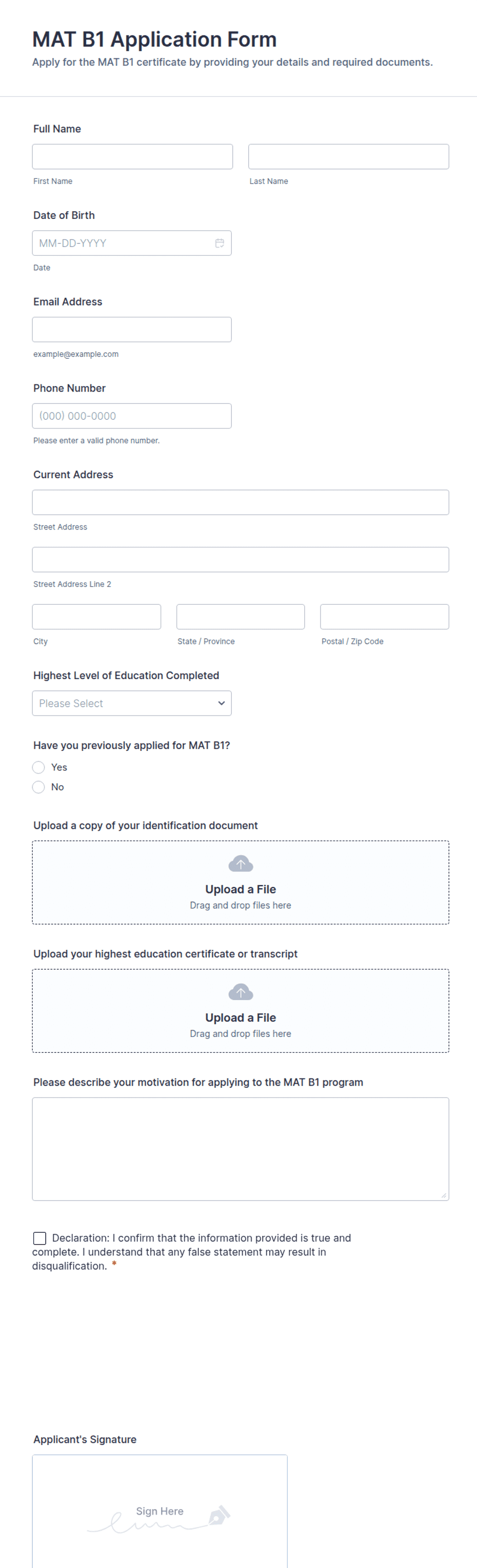MAT B1 Application Form Template Jotform mat-b1-application-form-template-jotform
