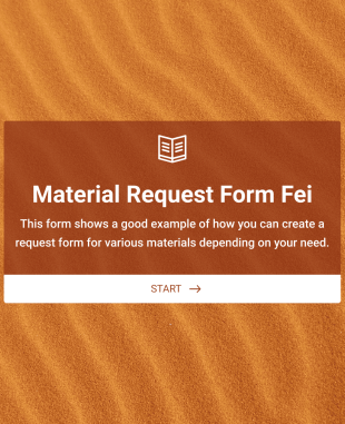 Material Request Form Template