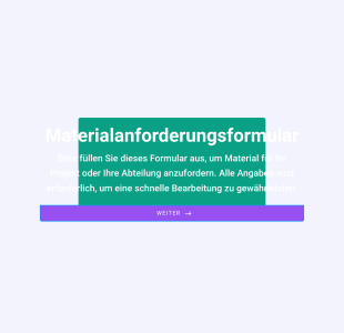 Materialanforderungsformular
