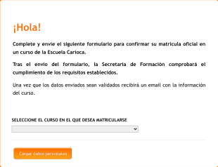 Matriculación Cursos Motl