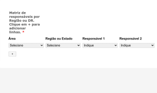 Matriz Responsáveis DR