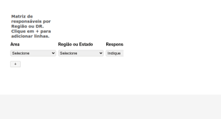Matriz Responsáveis DR