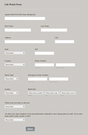 Medical Alert Form Template