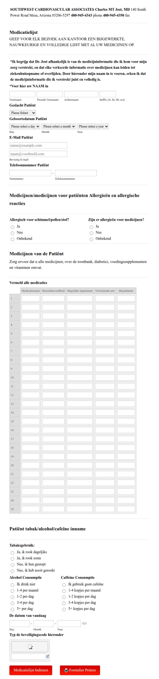 Medicatielijst