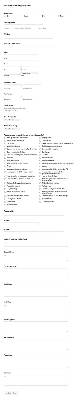 Medisch Rapport Formulier