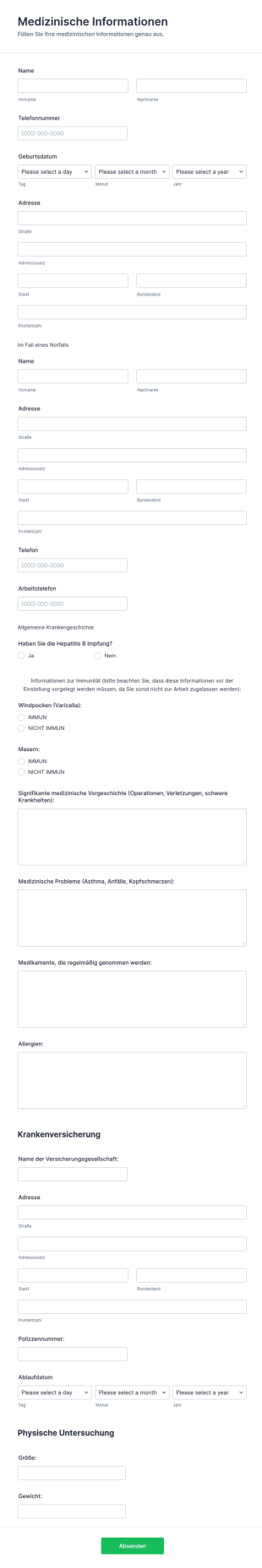 Medizinische Informationen