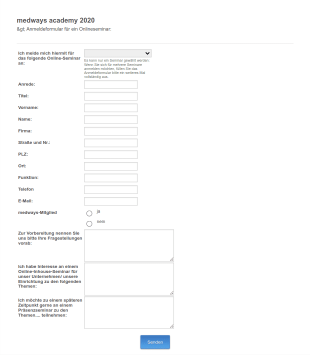Medways Academy Juni & Juli 2020 Form Template
