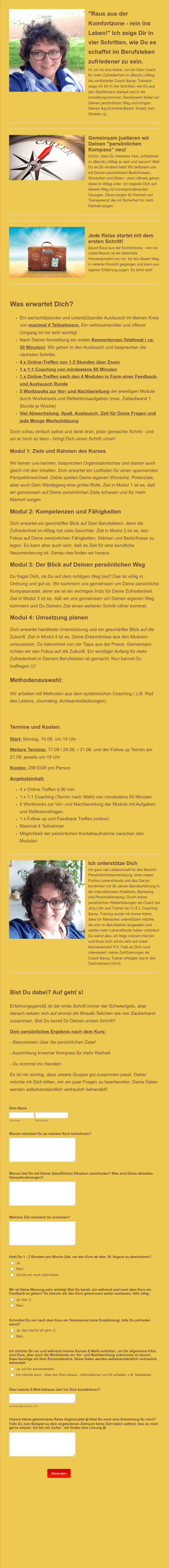 Mehr Zufriedenheit Im (Berufs ) Leben! Form Template