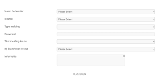 Meldingsformulier Informatie Van Server Naar Applicatie