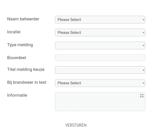 Meldingsformulier Informatie Van Server Naar Applicatie