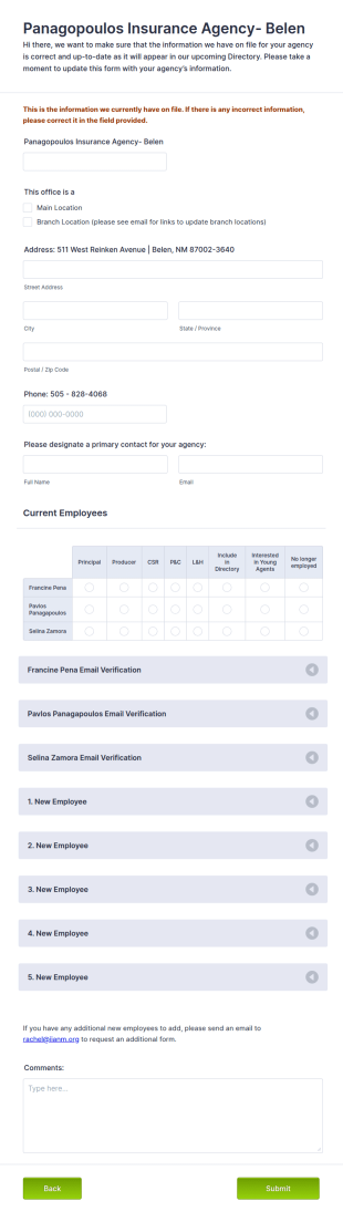 Member Verification Form Template