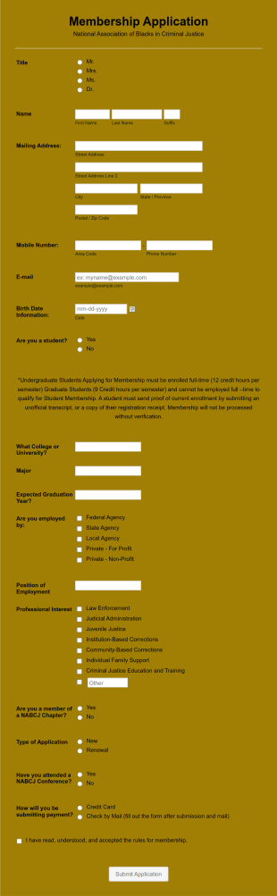 Membership Form NABCJ