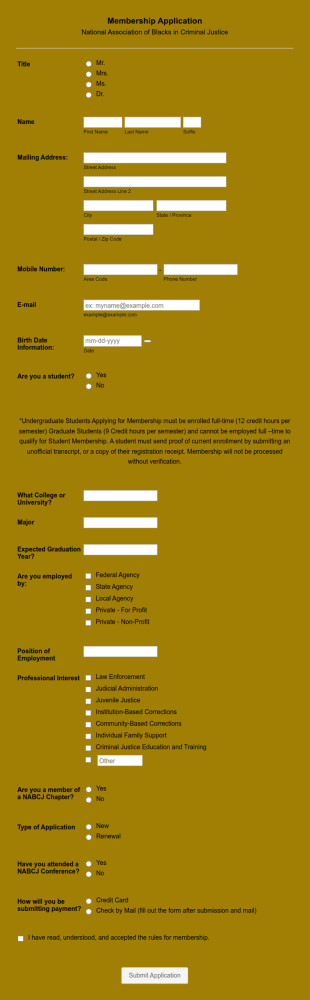 Membership Form NABCJ