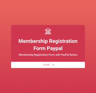Membership Registration Form PayPal Form Template