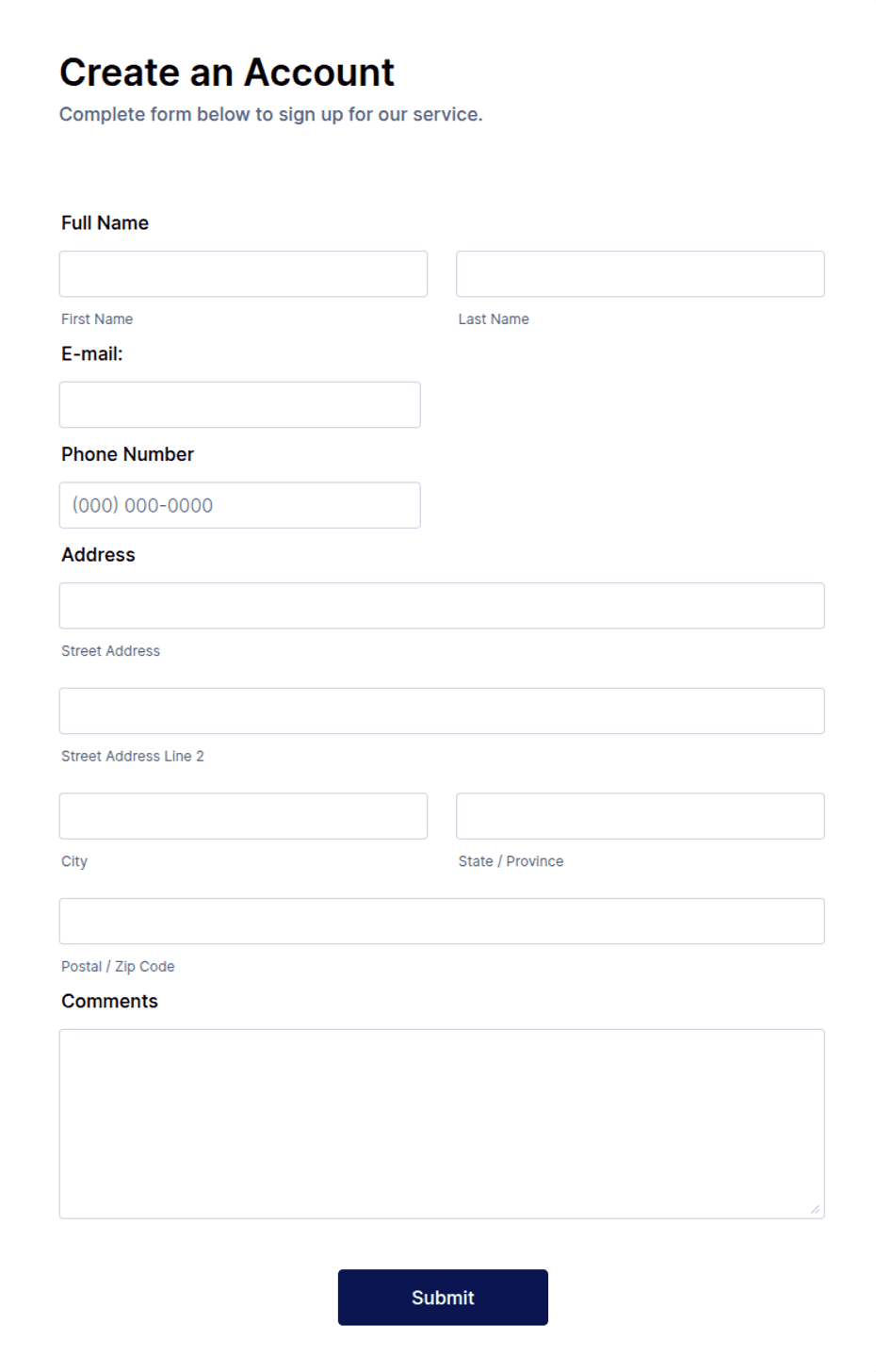 Membership Registration Form Template | Jotform