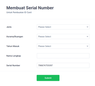 Membuat Serial Number