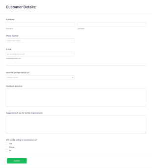 Mensaje De Recordatorio Form Template