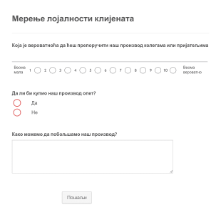 Мерење лојалности клијената