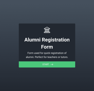 Mezun Kayıt Form Örneği Form Template
