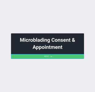 Microblading Consent & Appointment Form Template