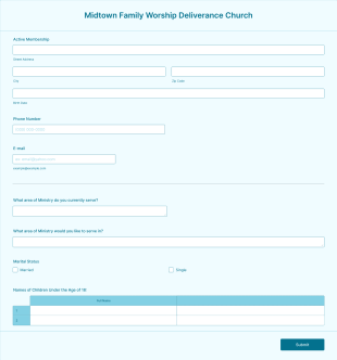 Midtown Registration Form Template