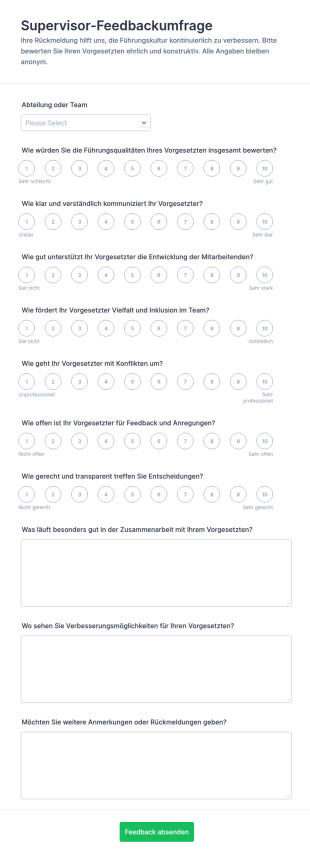 Mitarbeitendenbefragung Für Vorgesetzte