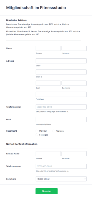 Mitgliedschaft Im Fitnessstudio