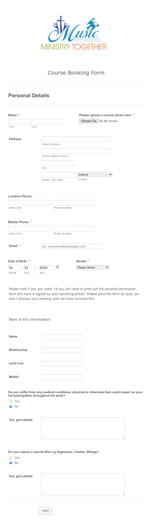 Mmt Application Form Template