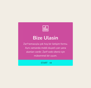 Mobil İletişim Form Template