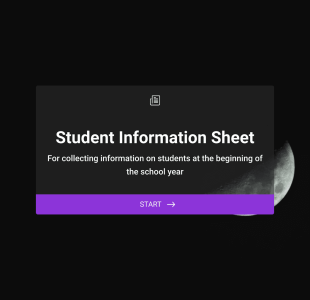 Model Casting Formular Form Template
