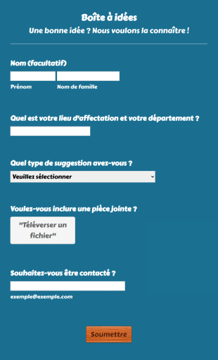 Modèle De Boîte à Idées