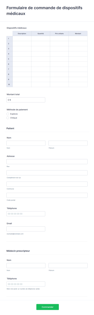 Modèle De Facture Médicale Form Template