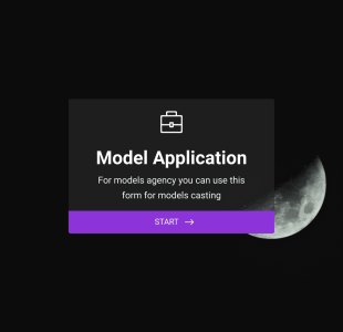 Modellik Başvuru Form Template