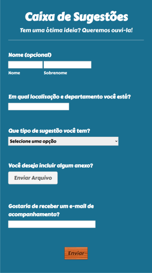 Modelo De Caixa De Sugestões