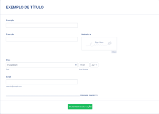 Modelo De Formulário Hospital Nosso Lar