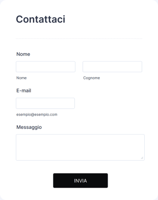 Modulo Assistenza Clienti Form Template