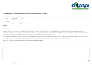 Modulo Di Autorizzazione Alla Verifica Delle Referenze Pre Assunzione Form Template