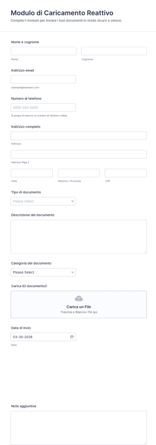Modulo Di Caricamento Reattivo