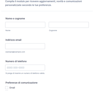 Modulo Di Consenso All'Iscrizione