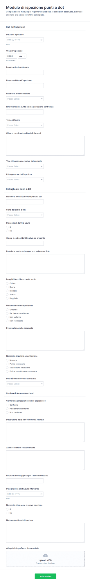 Modulo Di Ispezione Visiva