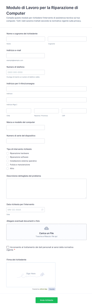 Modulo Di Lavoro Per La Riparazione Di Computer