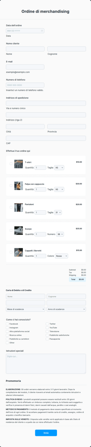 Modulo Di Merchandising