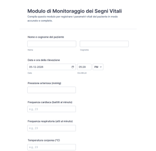 Modulo Di Monitoraggio Dei Segni Vitali