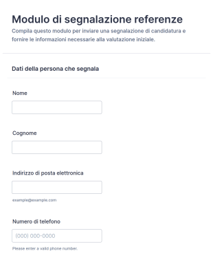Modulo Di Referenza