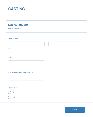 Modulo Per Casting Form Template