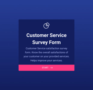 Modulo Sondaggio Sulla Soddisfazione Del Cliente Form Template