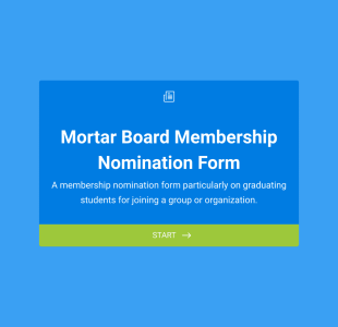 Membership Nomination Form Template