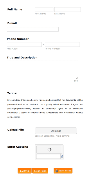 Mosi 2 Form Template
