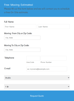 Moving Form Template